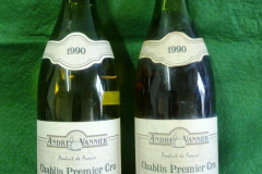 080-Two-Bottles-of-1990-Andre-Vannier-Chablis-Premier-Cru