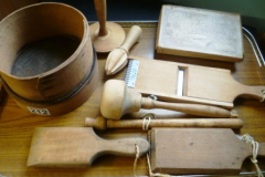 212-Assorted-Wooden-Kitchenalia-Incl.-Butter-Pasts-and-Sieve