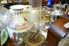 0142-Glass-Base-Oil-Lamp