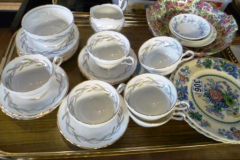0306-Tray-inc-Masons-Plates-Paragon-Tea-Set-etc