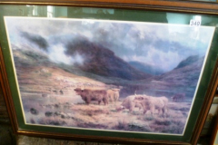 0340-Framed-Print-of-Highland-Cattle