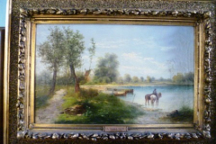 0343-2-Gilt-Framed-Oils-Countryside-Scenes-signed-by-A-Wallner