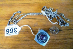 0366-White-Metal-Brooch-with-Stone-Brooch-and-Necklaces