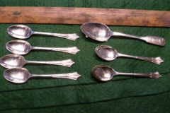 0399-Collection-of-Silver-Teaspoons