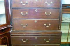 0476-Antique-Chest-on-Chest-with-Brass-Handles