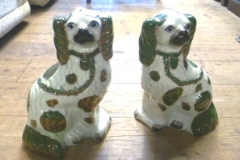 0063-Pair-of-Green-Staffordshire-Dogs