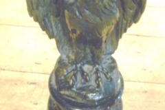 0089-Cast-Figure-of-an-Eagle-on-Marble-Plinth