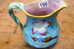 0150-Bird-Decorated-Majolica-Pitcher