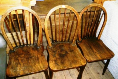 0460-Oak-Drop-Leaf-Table-and-3-Chairs