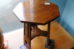 0421-Oak-Octagonal-Topped-Arts-and-Crafts-Style-Table