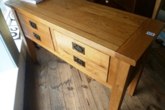 0428-Modern-Oak-2-Drawer-Hall-Table