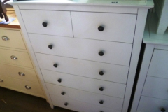 0466-Modern-White-Chest-5L-2S-Drawers