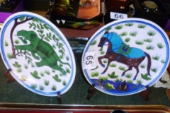 065-Pair-of-Jaipur-India-Animal-Plates
