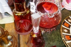 092-Cranberry-Bell-Handled-Bowl-and-Vase