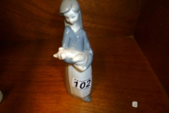 102-Lladro-Girl-with-Piglet