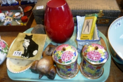176-Tray-inc-Red-Vase-Wooden-Cat-Mugs-etc