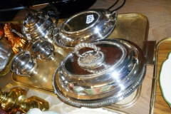 325-Tray-inc-Stainless-Steel-Teapot-Milk-Sugar-Casseroles-etc