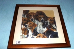 337-Framed-Print-of-Hurworth-Hunt-Hounds