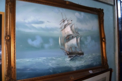 343-Gilt-Framed-Oil-of-Rough-Seas