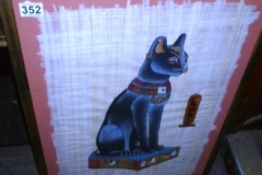 352-Framed-Papyrus-of-an-Egyptian-Cat