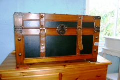 466-Wooden-Trunk-with-Leather-Straps-and-Studs