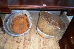 470-Pair-of-Vintage-Metal-Bowls