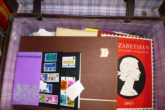 0035-Suitcase-containing-Stamp-Albums-Books-etc