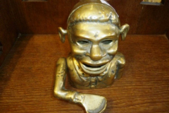 0082-Vintage-Brass-Character-Money-Box