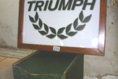 0255-Triumph-Light-Box-Sign-and-Box-of-Ford-Cosworth-Car-Parts