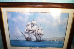 0307-Framed-Print-of-a-Galleon