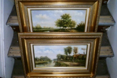 0314-Pair-of-Gilt-Framed-Oils-Countryside-Scenes