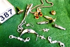 0387-Assorted-Cuff-Links-Tie-Pin-Earrings-etc