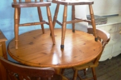 0469-Round-Pine-Extending-Kitchen-Table-and-4-Chairs