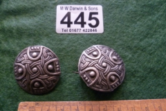 445-Pair-of-Silver-Brooches-with-Celtic-Design