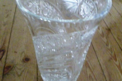 245-Cut-Glass-Conical-Vase