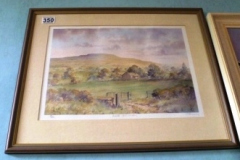 350-Framed-Ltd.-Edt.-Print-by-CE-Mounley-of-Penhill-from-Wensley-89-of-850