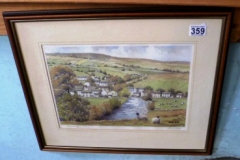 359-Framed-Watercolour-of-Bainbridge-by-Anita-Hall