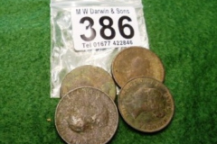 386-Victorian-Halfpenny-Coins-and-George-III-Pennies-and-Halfpennies