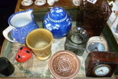 092-Tray-inc-Whitefriars-Style-vase-Wade-Ashtray-Ginger-Jar-etc