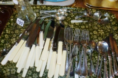 190-Tray-of-Cutlery-and-Sugar-Shaker