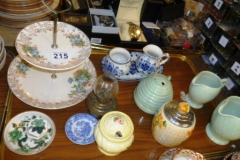 215-Tray-with-Cake-Stand-Jam-Pots-Jugs-etc