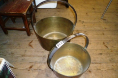 236-Two-Brass-Jam-Pans