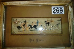 269-Framed-Needlework-Picture-The-Meet