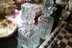 079-Two-Cut-Glass-Decanters