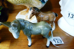 129-Two-Sylvac-Figurines-Donkey-and-Pony