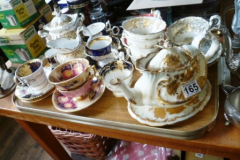 165-Assorted-Lot-Incl.-Teapot-Cups-Saucers-and-Bowl