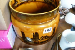 186-Royal-Doulton-Tan-and-Brown-Jardiniere-with-Landscape-Decor