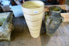261-Large-Straw-Coloured-Vase-and-Handled-Urn