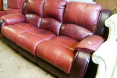 470-Ox-Blood-and-Brown-Leather-3-Seat-Settee
