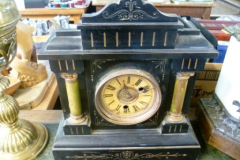 0069-Wooden-Column-Design-Mantel-Clock